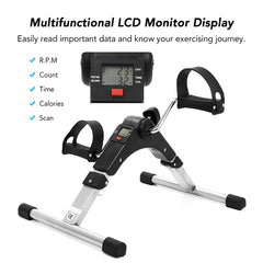 Mini Exercise Cycle with Meter, Exercise Bike - Foldable